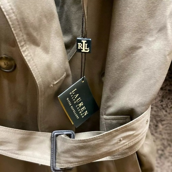 Lauren Ralph Lauren Men's 42 R  Edmund Double Breasted Trench Coat - Picture 11 of 11